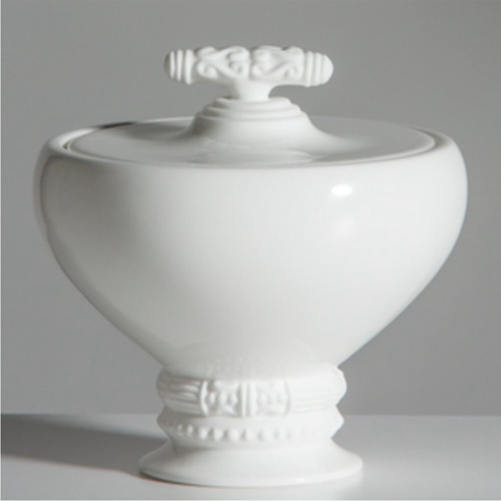 Katy Briscoe White Porcelain Bowl from the Bangles Collection